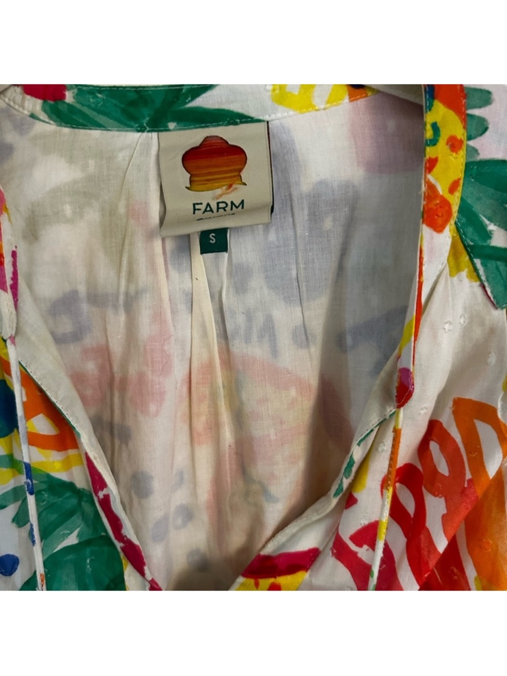 Farm Rio mini drawstring dress size small - Picture 2 of 4